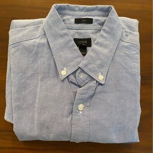 J. Crew Men’s Slim-fit Blue Oxford Shirt